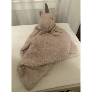 Little Miracles Pink Unicorn Jumbo Plush Lovey Neck Bow Floor Mat No Tag